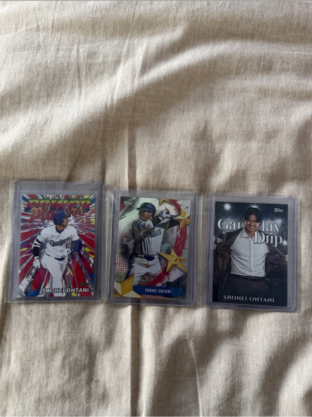 Topps Shohei Ohtani cards bundle (set of 3)